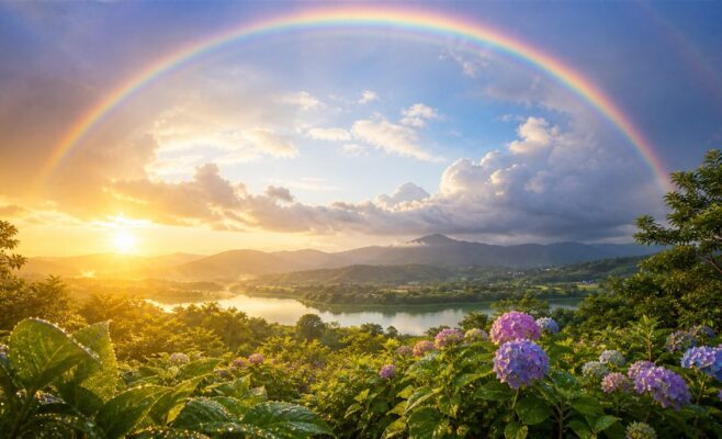 虹の夢の意味を詳しく解説！きれいな虹を見る夢、大きな虹・くっきりした虹の夢など10選